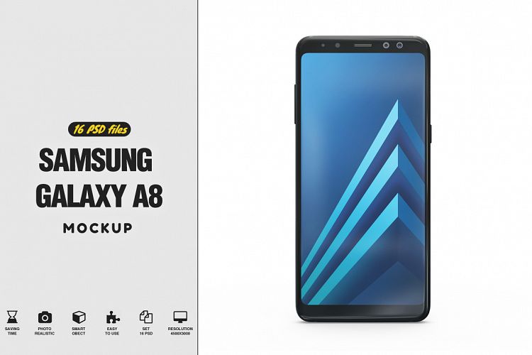 Samsung Galaxy A8 Mockup