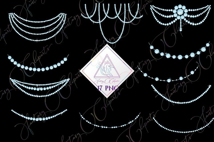 Blue Diamond Strands Clipart