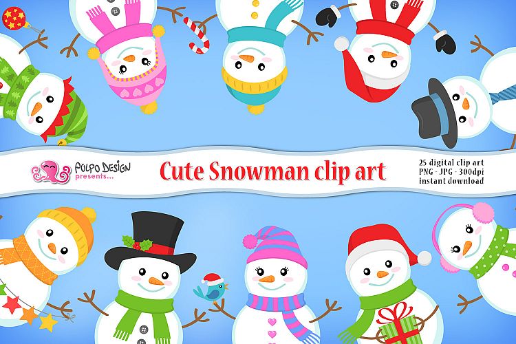 Snowman clipart