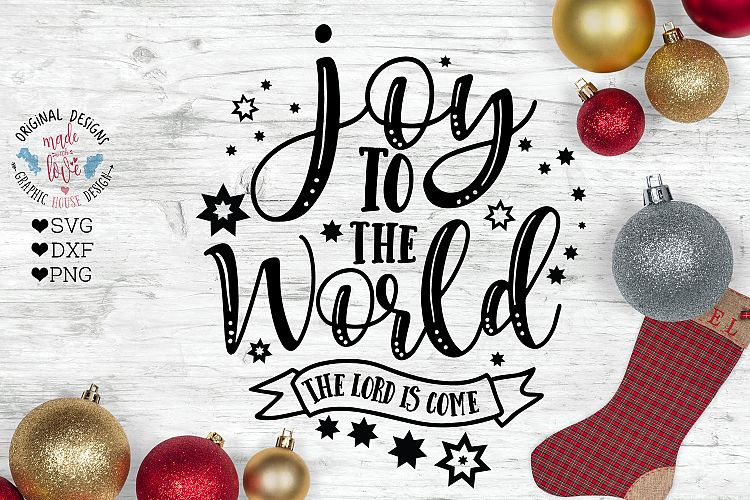 Joy to the World - Christmas Cut File