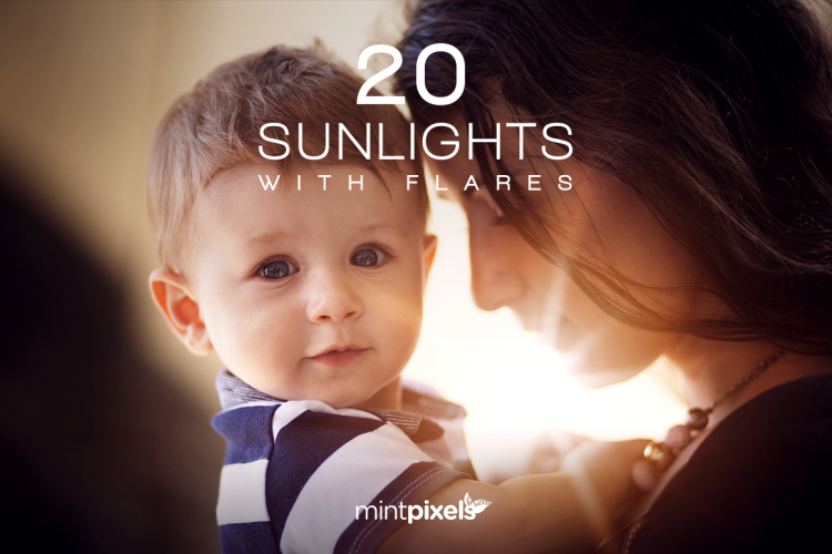 20 Sunlights with Flares