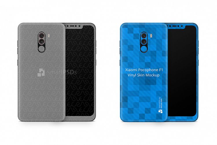 Xiaomi Pocophone F1 Vinyl Skin Design Mockup 2018