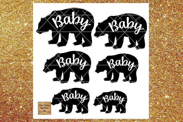 Baby Bear, Baby Bear Svg, Baby Bear Svg Files, Baby Bear Svg Files for Cricut, Baby Bear Svg Bear Family, Svg Files, Bear Svg, Baby Svg, Boy