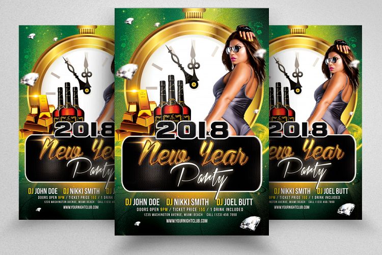 New Year Party Flyer