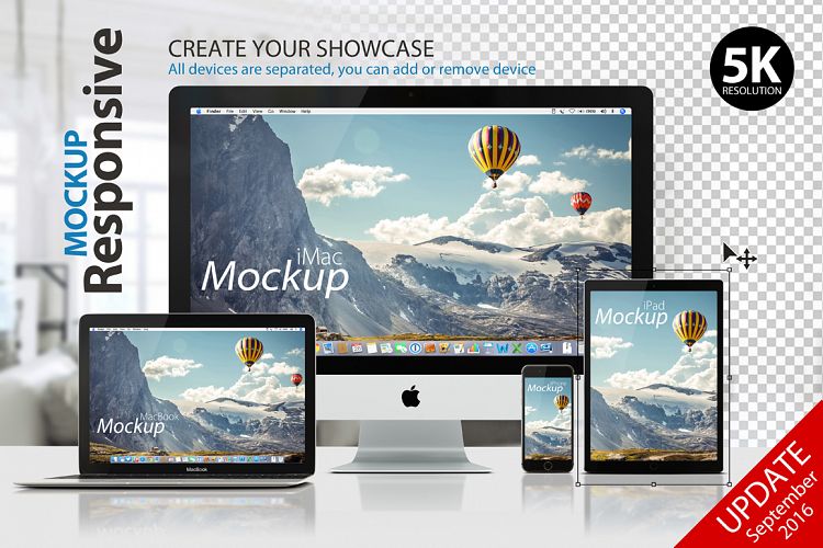 RESPONSIVE MOCKUP
