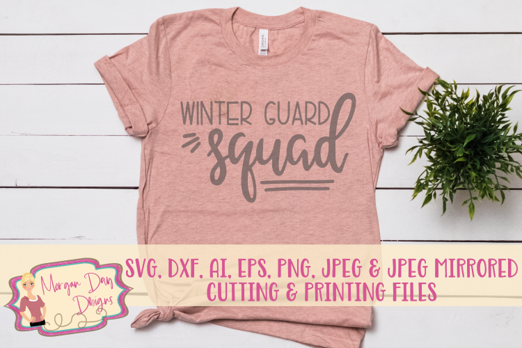 Winter Guard Squad SVG, DXF, AI, EPS, PNG, JPEG