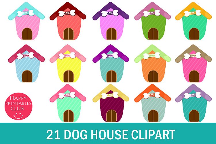 21 Cute Dog House Clipart-Cliparts of Dog House