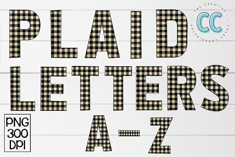 Plaid Alphabet