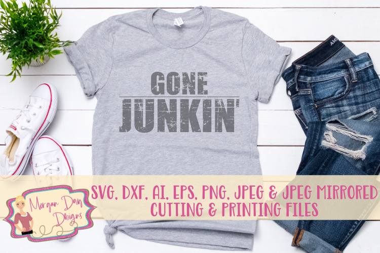 Gone Junkin SVG, DXF, AI, EPS, PNG, JPEG