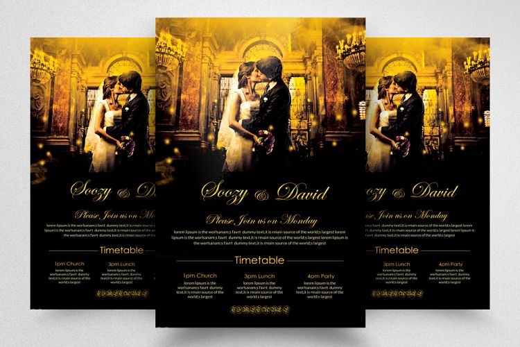 Wedding Invitation Flyer
