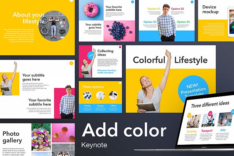 Add Color Keynote Template