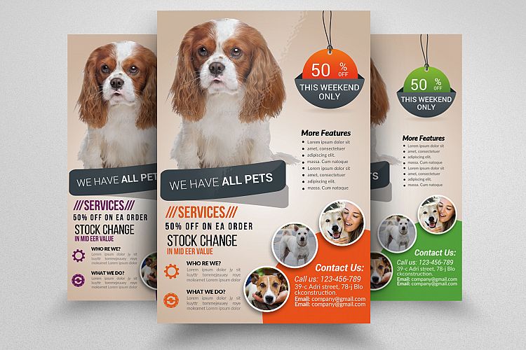 Pet Shop Flyer Templates
