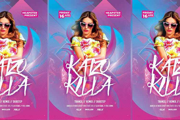 Guest Dj Party Flyer Template