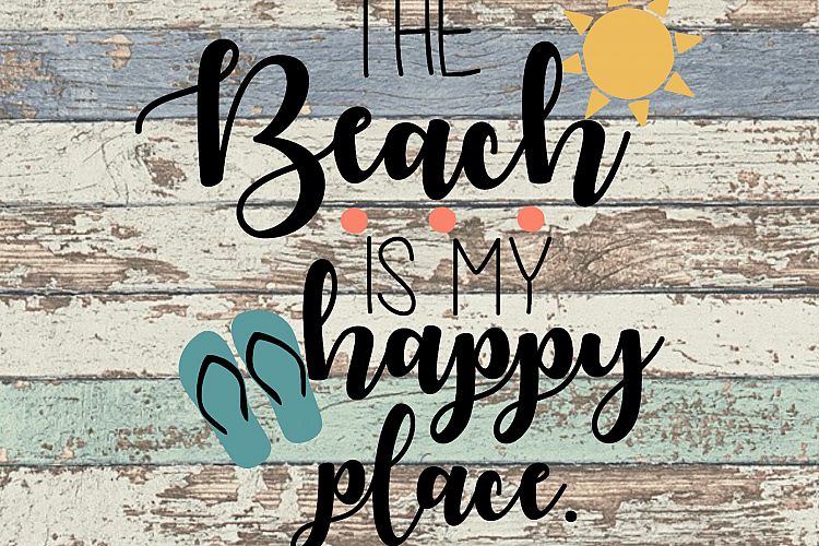 The Beach Is My Happy Place SVG