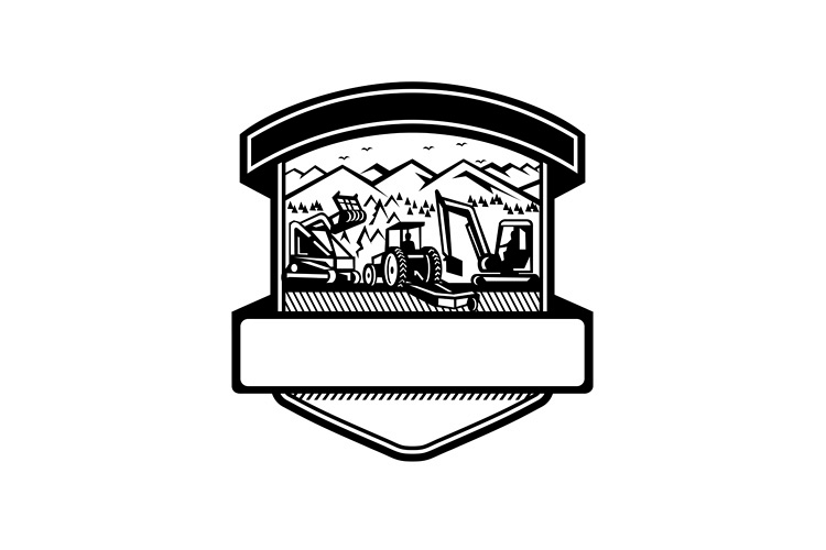 Tree Mulching Bush Hogging Excavation Services Badge