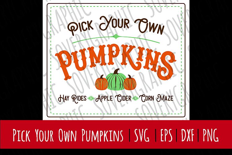 Pick Your Own Pumpkins | SVG | PNG | Printable | Fall Autumn