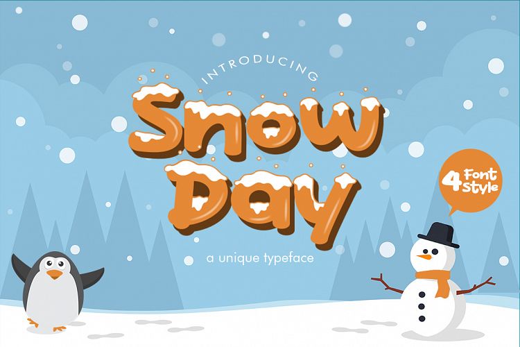 Snow Day Display