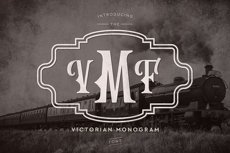 Victorian Monogram Font