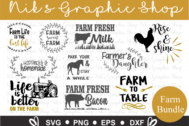 Farm Svgs, Farmers Svgs, Farmers Daughter Svg, Farm sweet 