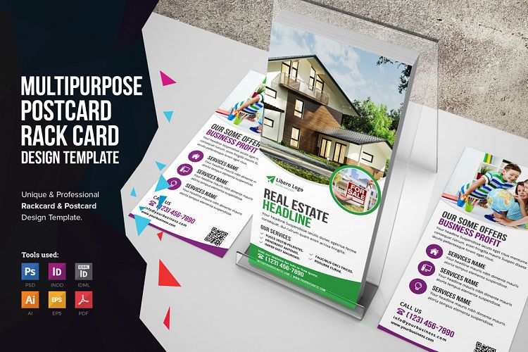 Postcard & Rackcard DL Flyer v1
