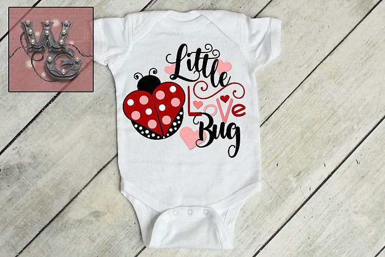 Little Love Bug Lady Bug SVG DXF PNG EPS JPG Commercial