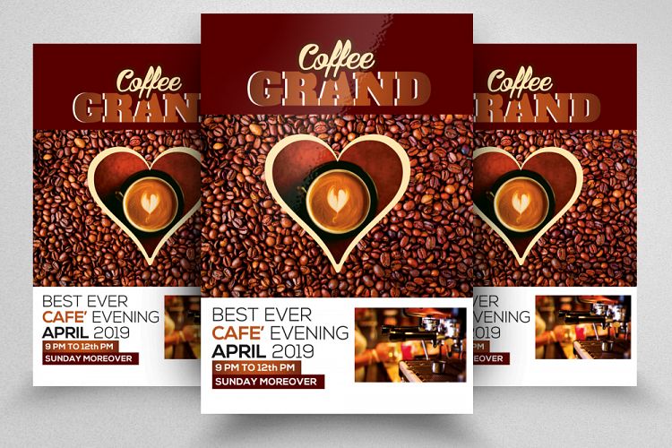 Cafe Shop Flyer Template