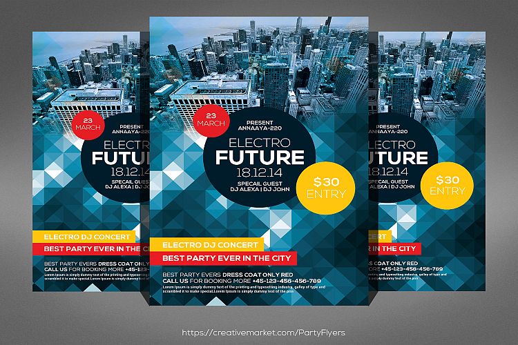 Future Dj Sound Flyer