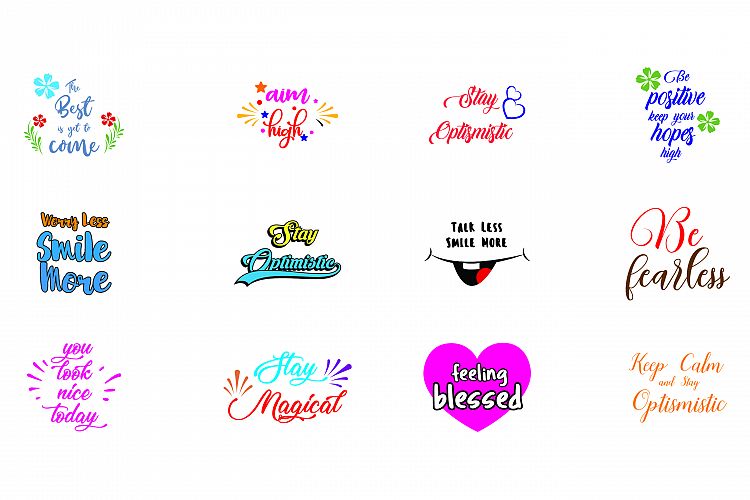 Motivational Quotes-Inspirational Quotes- SVG Bundle