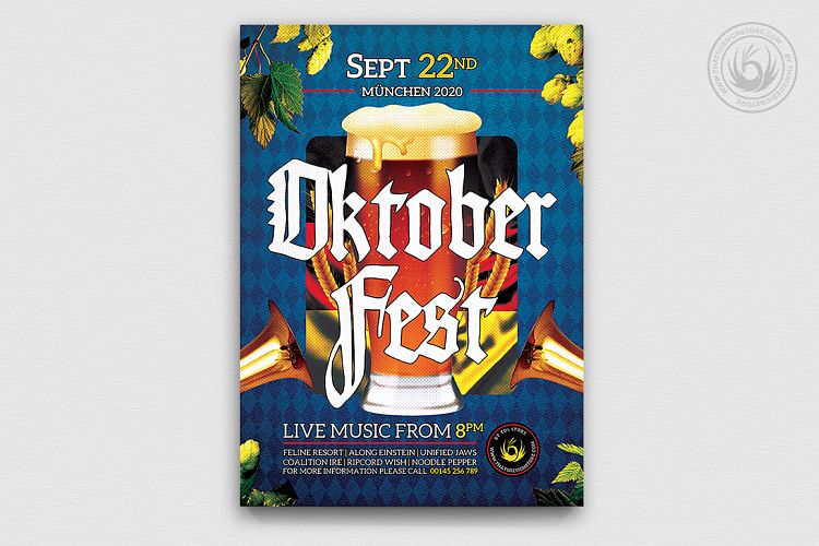 Oktoberfest Flyer Template V13