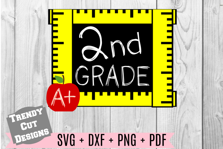 Second Grade Ruler Frame, Back to School