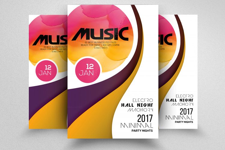 Music Party Flyer Template