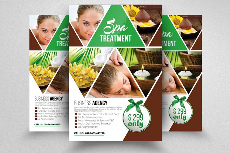 Beauty Spa   Massage Flyer