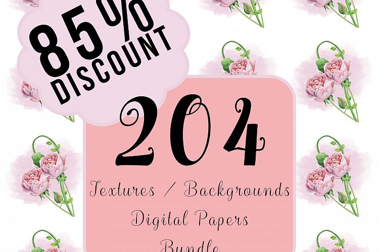 204 Textured Papers / Backgrounds / Patterns