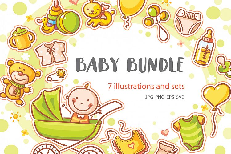 Baby clipart bundle