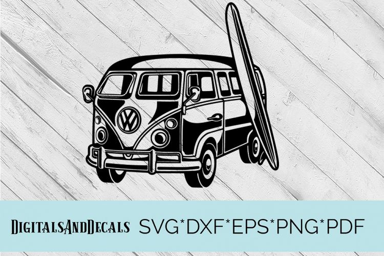 Campervan SVG Cutting File 