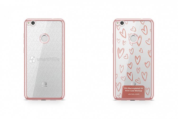 Huawei P8 Lite 2017 TPU Electroplated Case Design Mock-up example image 1