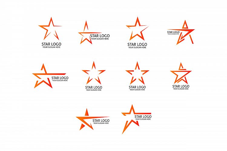 Star logo template