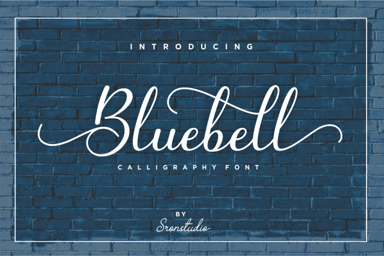 Bluebell - Calligraphy Font