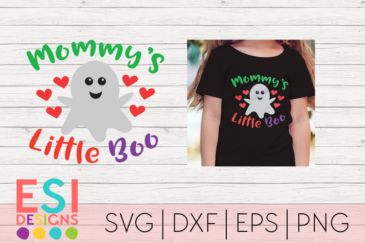 Halloween SVG | Mommys Little Boo|SVG DXF EPS PNG
