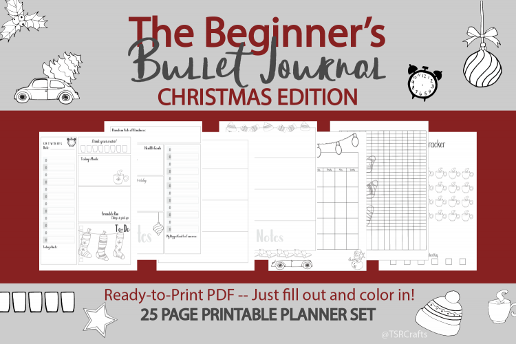 The Beginners Bullet Journal - CHRISTMAS DOODLES Edition