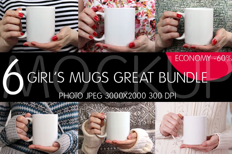 Girls Mugs Great Bundle. JPEG photo