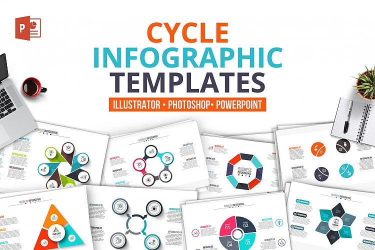 60 PPT cycle infographics