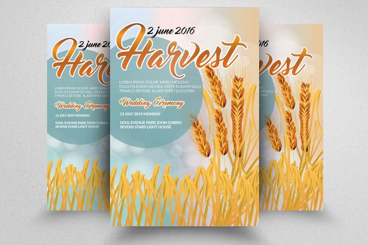 Harvest Festival Flyer