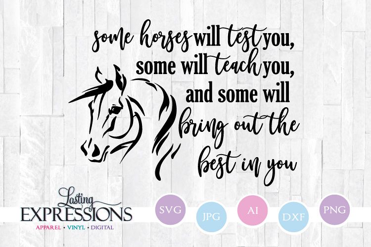 Download Horse Quote Design // SVG Horse Clipart