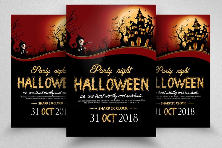 Halloween Horror Night Flyer