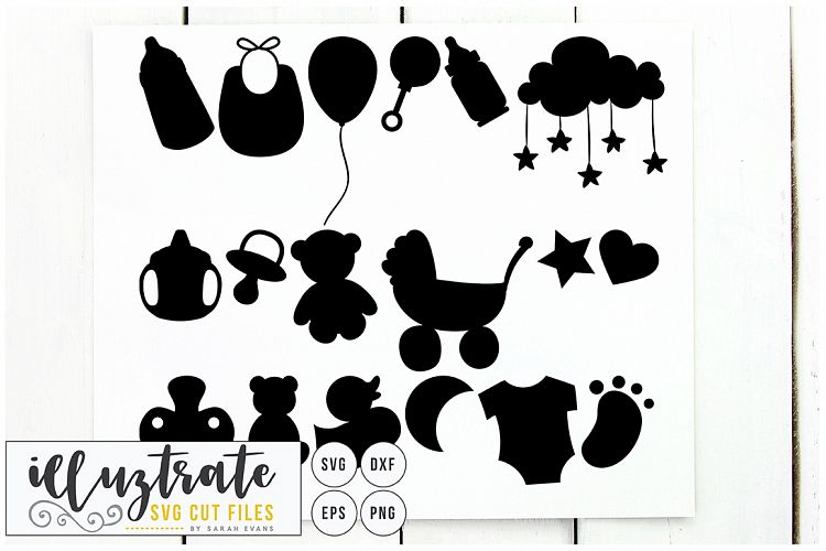Download Baby SVG Cut File - Baby Clipart, DXF, PNG