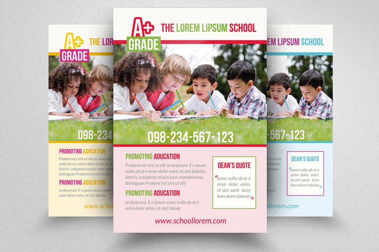 Kids Education Flyer Template