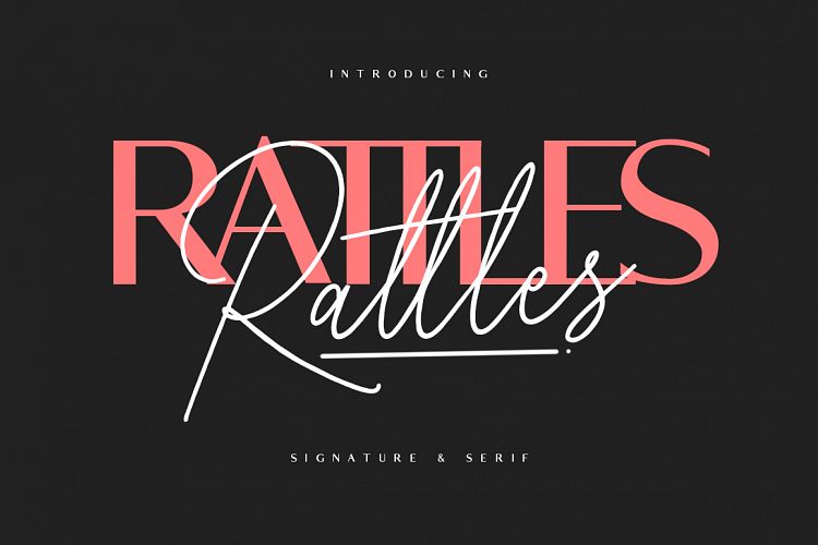 Rattles Signature plus Serif