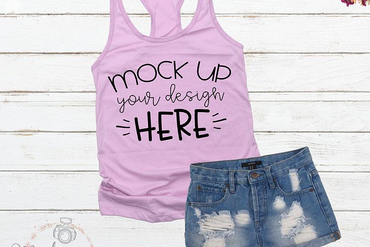 Mock up Next Level 1533 Lilac Mockup