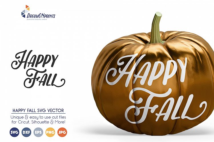 Happy Fall - Autumn SVG Cutting Files